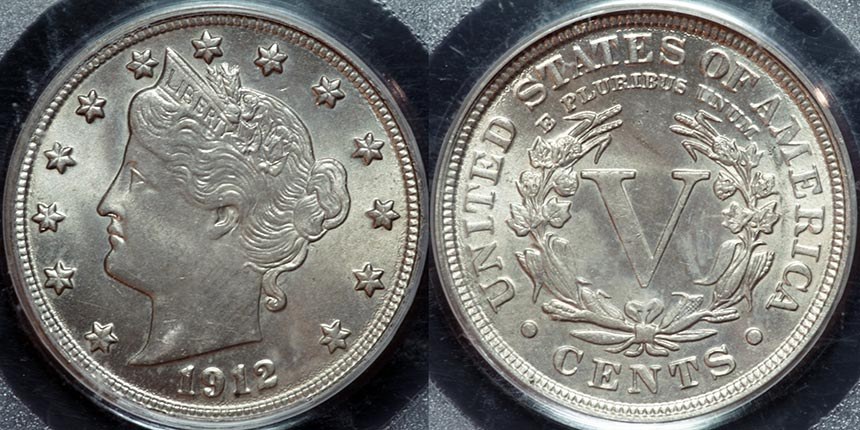USA 1912 V Nickel