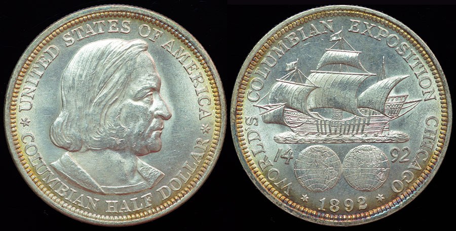USA Columbian Exposition Half $ - 1892