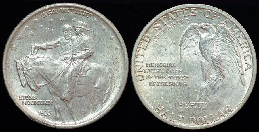 USA Stone Mountain Half $ - 1925