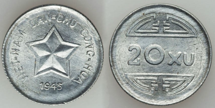 Vietnam 1945 20 Xu