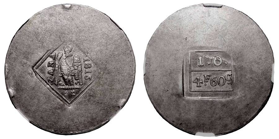ZARA/ZADAR (SIEGE)~4 Francs:60 Centimes 1813