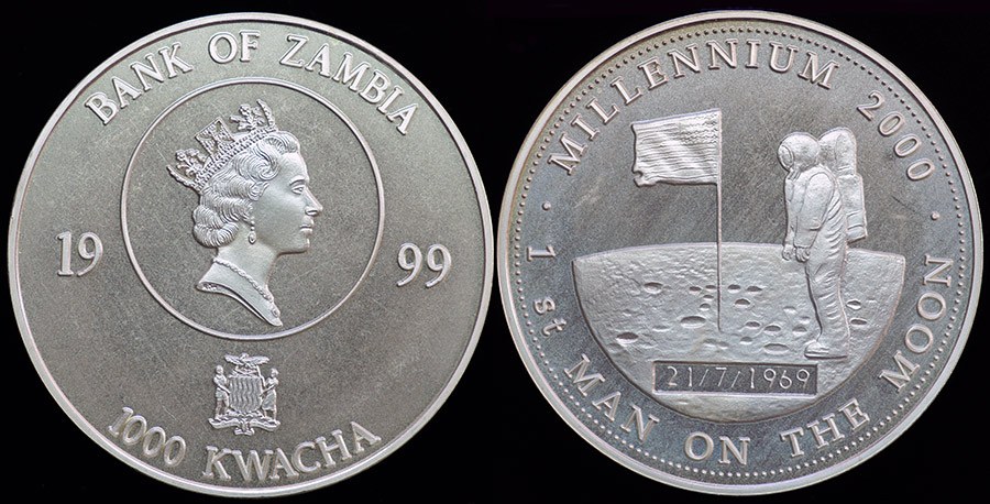 Zambia - 1000 Kwacha - 2000 Man of the Moon