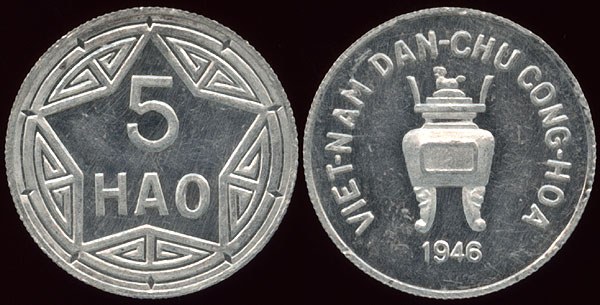 Vietnam 5 Hao cameo 1946