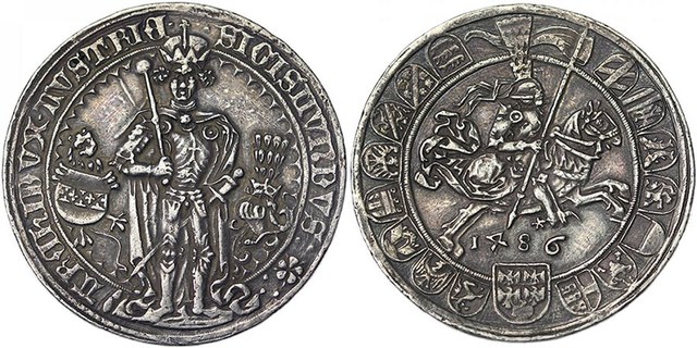 Austria Tyrol - 1st Taler 1486