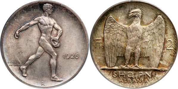 Albania 2 Franga Ar - 1926