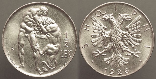 Albania 1/2 Lek 1926