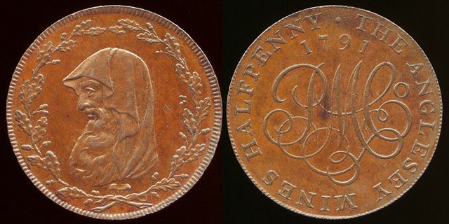 Anglesey - Parys Mines Half Penny 1791