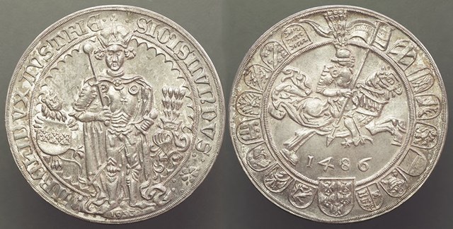Austria, Hall Tyrol 1486 Restrike - 1953