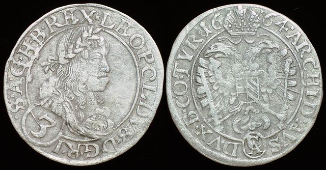 Austria 3 Kreuzer 1664