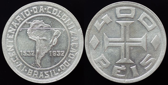 Brazil - 400 Reis 1932; 400th Anniversary of Colonization