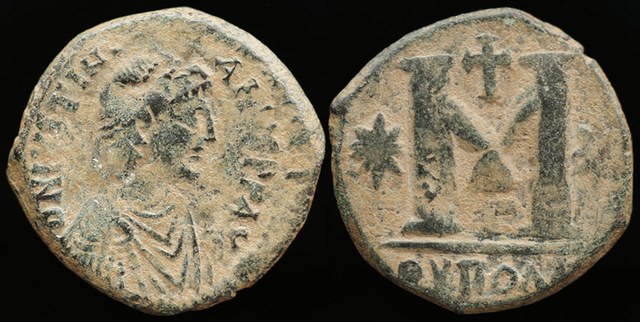 Justinian I - Follis - Antioch
