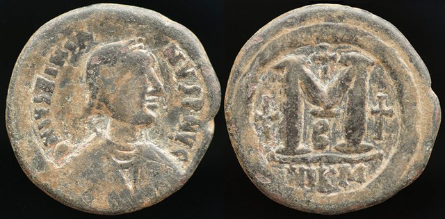 Justinian I, AE Follis - Nicomedia