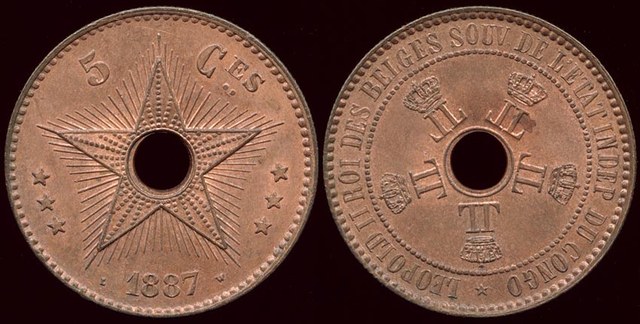 Congo Free State - 5 Centimes