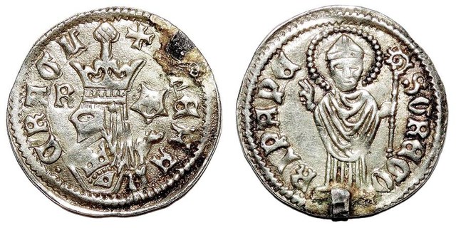 BOSNIA (KINGDOM)~AR Dinar 1461-1463 AD
