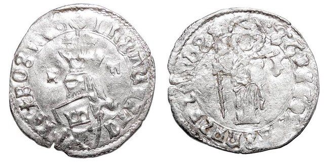 BOSNIA (KINGDOM)~AR Grosh 1420-1443 AD