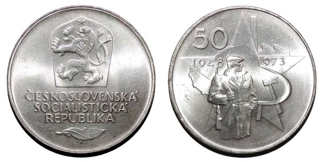 CZECHOSLOVAKIA (SOCIALIST REPUBLIC)~50 Koruna 1973