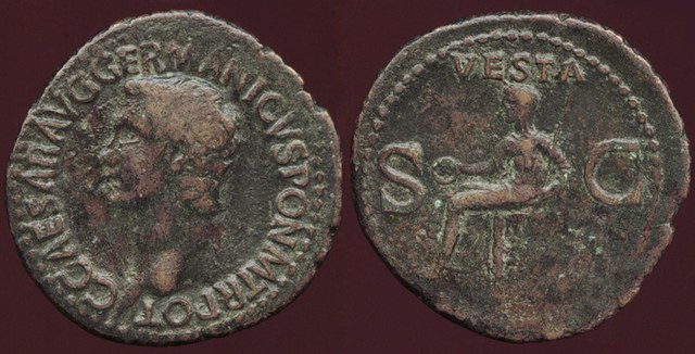 Caligula, As    37-41 A.D.