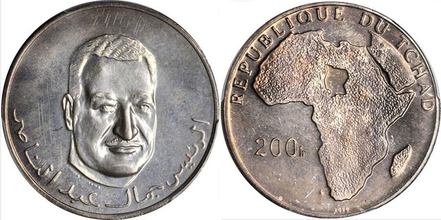 Chad - 200 Francs 1970 - Abdel Nasser