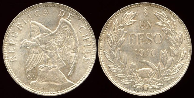Chile Peso 1910