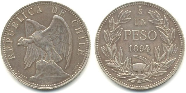 Chile 1894 Pattern