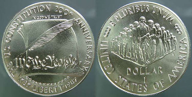 Constitution Bicentennial $1