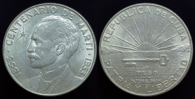 Cuba - Jose Marti Peso 1953