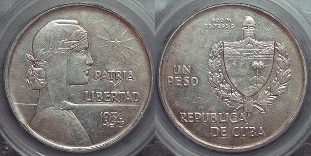 Cuba ABC Peso - 1934