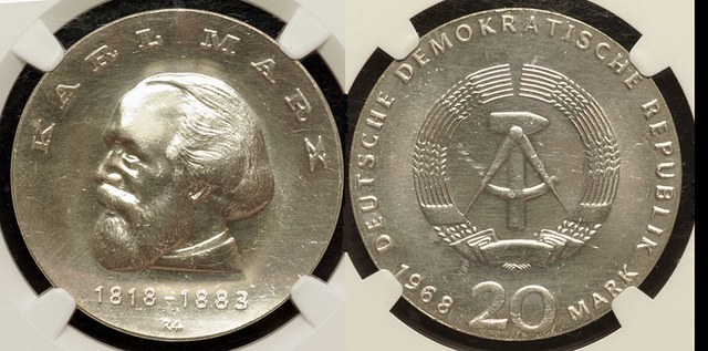 DDR - Karl Marx 20 Mark