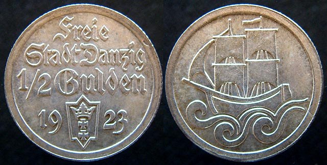 Danzig 1/2 Gulden