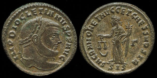 Diocletian - Moneta Follis