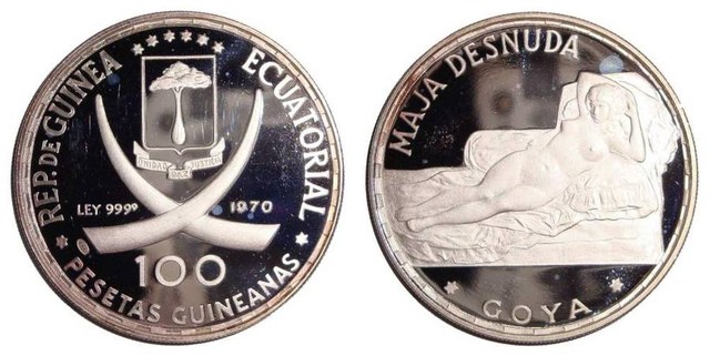 EQUATORIAL GUINEA~100 Pesetas 1970