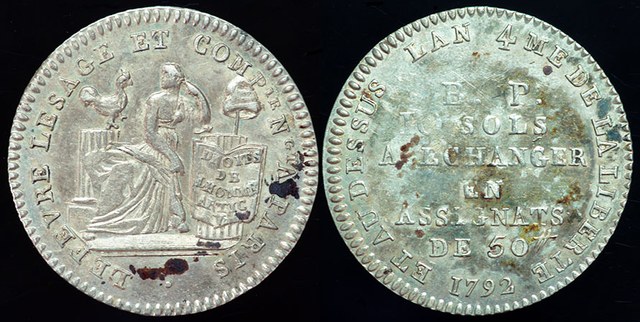 French Revolution - Lefevre, Lesage 10 Sols