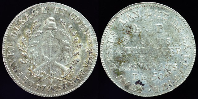 French Revolution - 5 Sols Lefevre LeSage 1792