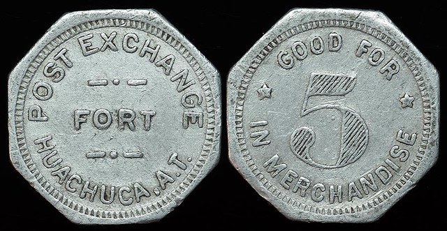 Ft. Huachuca Post Exchange 5 Cents