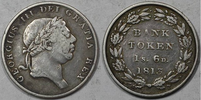 Bank of England Token 1813 1/6d