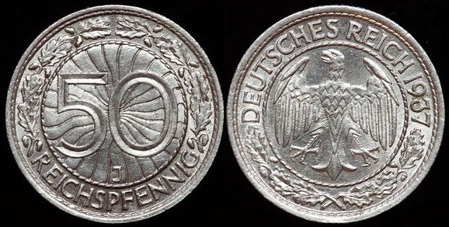 Germany 50 Pf 1937 J