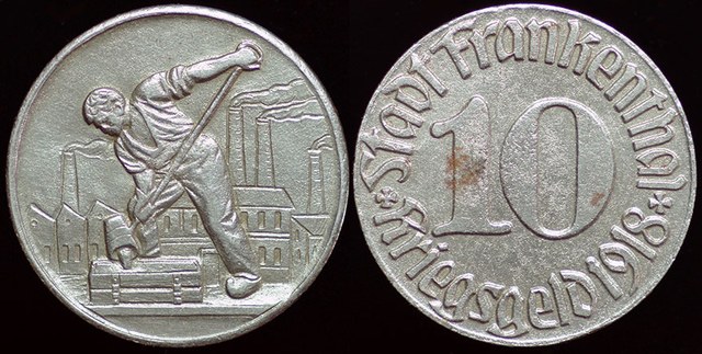Germany - Frankenthal 10 Pfennig 1918