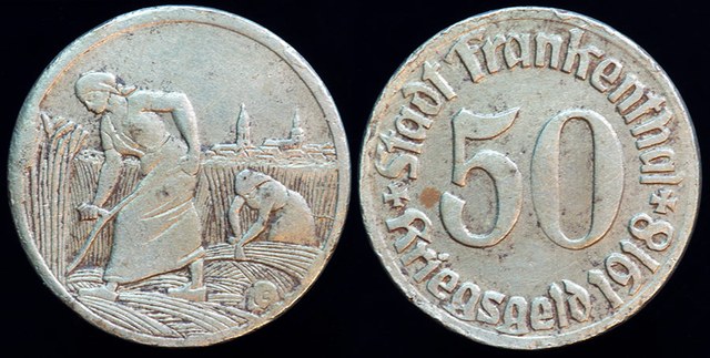 Germany - Frankenthal Kriegsgeld 50 Pfg. 1918