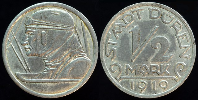 Germany - Stadt Duren Pilot 1/2 Mark