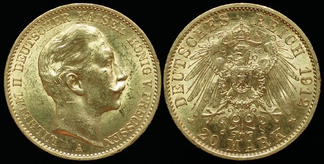 Germany - Prussia 20 Mark 1912A