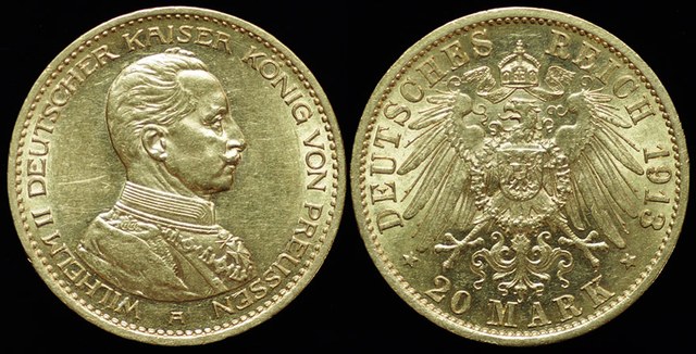 Germany - Prussia 20 Mark 1913 A