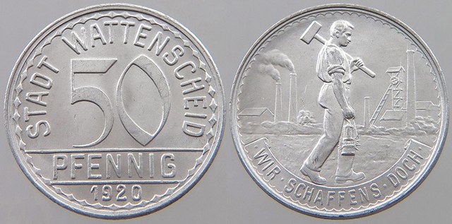 Germany - Wattenscheid 50 Pfennig 1920