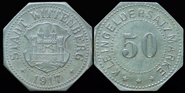 Germany - Wittenberg 50 Pfg. 1917