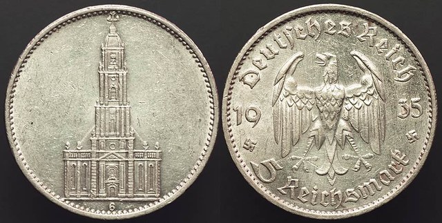Germany 3rd R. - 5 RM 1935G