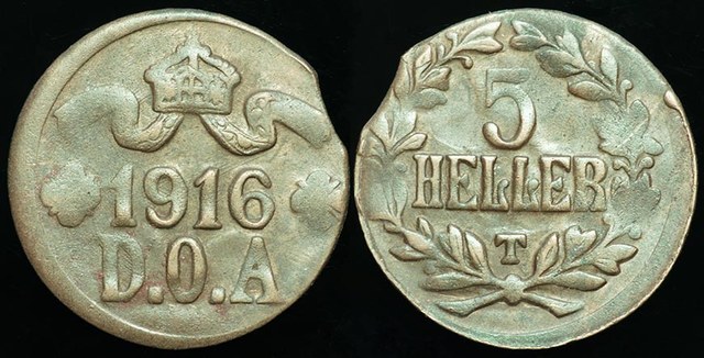 German East Africa 5 Heller