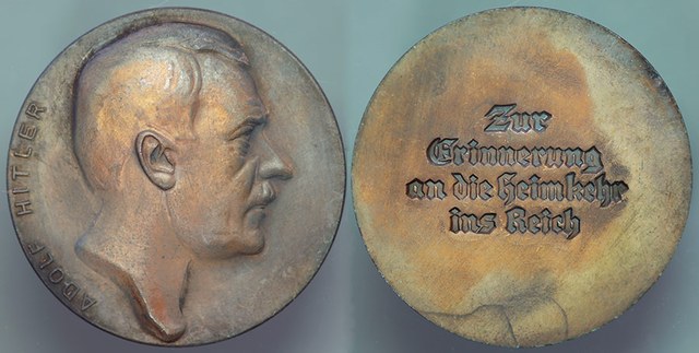 Adolf Hitler portrait medal