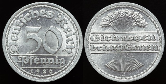 Germany 50 Pfg. 1920 J