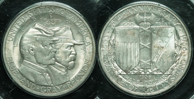 Battle of Gettysburg, USA 50c