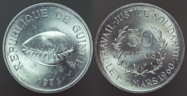 Guinea - 50 Cauris