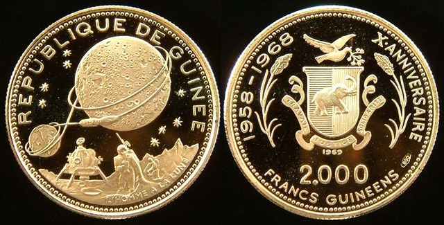 Guinea - Moon Landing